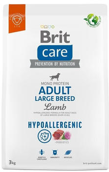 Brit Care Dog Hypoallergenic Adult Large Breed Lamm 3kg