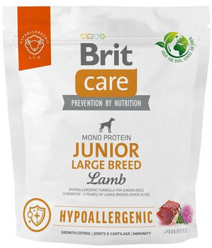 Brit Care Dog Hypoallergenic Junior Large Breed Lamm 1kg