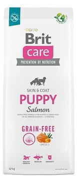Brit Care Dog Skin & Coat Puppy Trockenfutter Salmon 3kg