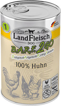 Landfleisch B.A.R.F.2GO Hunde Nassfutter 100% Huhn 400g
