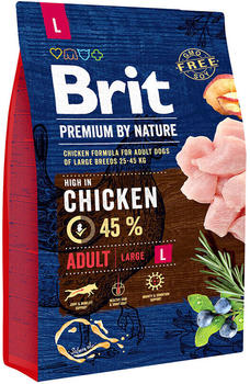Brit Premium By Nature Adult Large (25-45kg) Huhn Trockenfutter 3kg