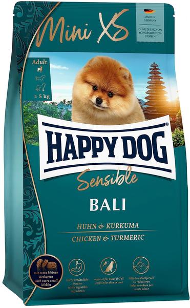 Happy Dog Sensible Mini XS Bali (Huhn, Kurkuma) Trockenfutter 300g