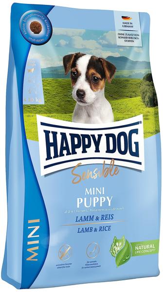 Allgemeine Daten & Eigenschaften Happy Dog Sensible Mini Puppy Trockenfutter Lamb & Rice 800g