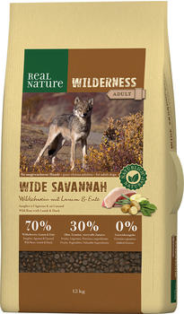 Real Nature Wilderness Wide Savannah Wildschwein mit Lamm & Ente 12kg
