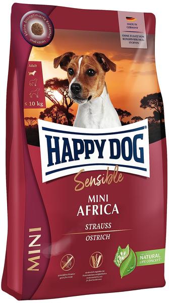 Happy Dog Sensible Mini Africa Trockenfutter Strauss 4kg