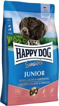 Happy Dog Sensible Junior Lachs & Kartoffel Trockenfutter 10kg