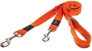 Rogz Utility Hundeleine L Fanbelt orange 1,8m verstellbar