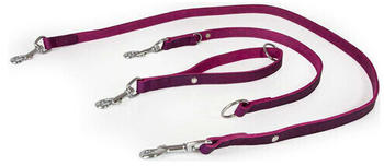 Das Lederband Universal Hundeleine Weinheim Violet 235cm 18mm