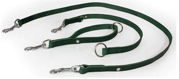 Das Lederband Universal Hundeleine Weinheim Hunting Green 235cm 22mm