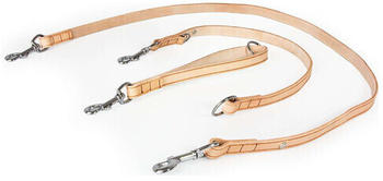 Das Lederband Universal Hundeleine Weinheim Natural 235cm 22mm
