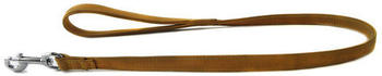Das Lederband Hundeleine Boston sand/sand 110cm 14mm