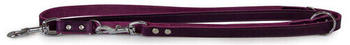 Das Lederband Führleine Weinheim Violet 200cm 12mm