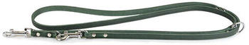 Das Lederband Führleine Weinheim Hunting Green 100cm 18mm