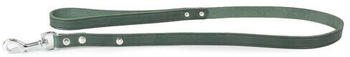 Das Lederband Hundeleine Weinheim Hunting Green 200cm 12mm
