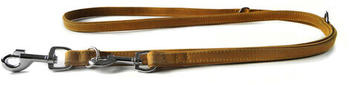 Das Lederband Führleine Boston sand/sand 200cm 14mm