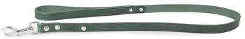 Das Lederband Hundeleine Weinheim Hunting Green 200cm 18mm