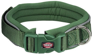 Trixie Premium Halsband mit Neopren waldgrün L-XL