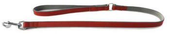 Das Lederband Hundeleine Firenze carnelian/stone 130cm 10mm