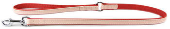 Das Lederband Hundeleine Firenze rosy/rubyred 100cm 22mm