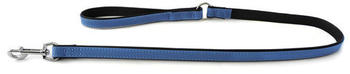 Das Lederband Hundeleine Firenze azure/oxford blue 130cm 10mm