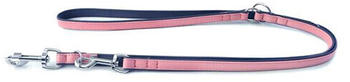 Das Lederband F&uuml;hrleine Firenze candy/saphire 200cm 22mm