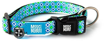 Max & Molly Smart ID Halsband Retro Blue M 34-55cm 2cm (MM194083)