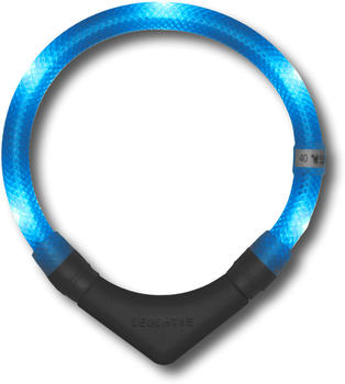 Leuchtie Plus Halsband 65cm eisblau