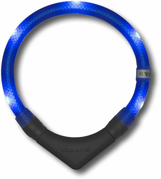 Leuchtie Plus Halsband 37,5cm blau