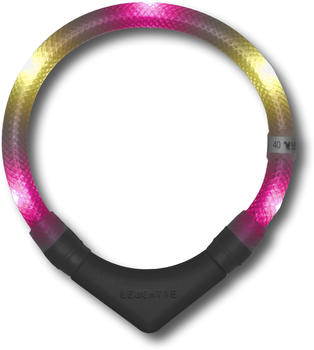 Leuchtie Plus Halsband 47,5cm Hot Pink/Vanille
