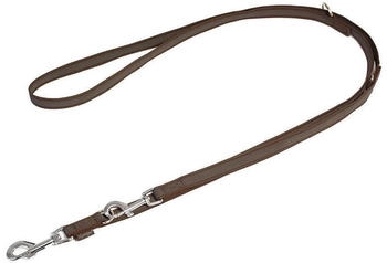 Mystique Gummierte Führleine 20mm 250cm braun