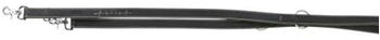 Trixie Rustic Fettleder-Verl&auml;ngerungsleine Heartbeat M-L 200cm/ 20mm schwarz