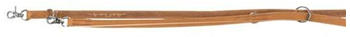 Trixie Rustic Fettleder-Verlängerungsleine Heartbeat M-L 200cm/ 20mm braun