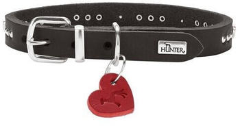 HUNTER Aalborg Hearts Halsband XS schwarz (201966)