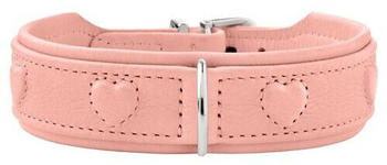 HUNTER Soho X Love Halsband S-M 3,5cm hellrosa