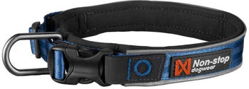Non-stop dogwear Roam Collar blau L (3475)