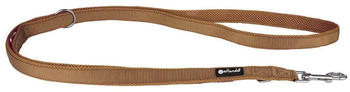 Petlando MESH verstellbare F&uuml;hrleine 2,3m 10mm cognac