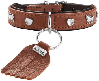 HUNTER Halsband M&uuml;nchen Mini cognac/schwarz (69383)
