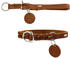 HUNTER Halsband Solid Education cognac 55cm 1,8cm (66103)