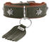 HUNTER Halsband München grün/cognac XS 32cm 2,7cm (69373)