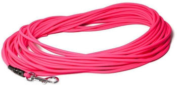 Mystique Biothane Schleppleine rund 6mm Standard Karabiner neonpink 20m