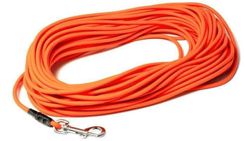 Mystique Biothane Schleppleine rund 6mm Standard Karabiner Neonorange 30m