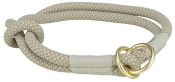 Trixie Soft Rope Zug-Stopp-Halsband grau/hellgrau Gr&ouml;&szlig;e: S