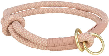 Trixie Soft Rope Zug-Stopp-Halsband rosa/hellrosa L-XL