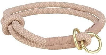 Trixie Soft Rope Zug-Stopp-Halsband rosa/hellrosa XS-S