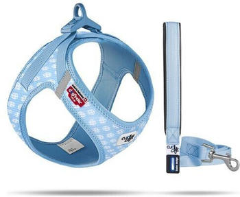 Curli Clasp Vest Geschirr Puppy Set skyblue-circles (9114729)