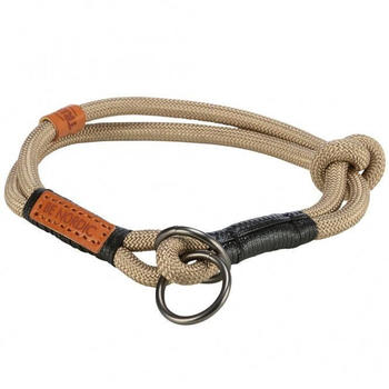 Trixie BE NORDIC Zug-Stopp-Halsband sand/schwarz S (17314)