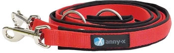 Anny-x F&uuml;hrleine Classic Bolt Fun Schwarz / Rot
