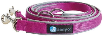 Anny-x F&uuml;hrleine Classic Bolt Fun Grau / Pink