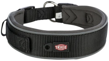 Trixie Premium Halsband extra breit schwarz/grafit XS-S (1995501)
