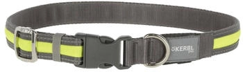 Kerbl Leuchthalsband Light & Reflex 45-65cm 24mm grau/neon gelb
